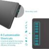 Huion Inspiroy H950P Graphics Tablet 8.7×5.4 Inch with Battery-Free PW100 Pen, 8192 Pressure Levels & Tilt Support