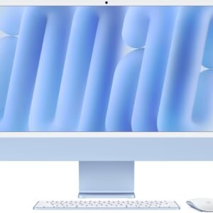 Apple iMac M4 24″ 4.5K Retina Display 24GB RAM 512GB SSD 12MP Camera 1 Year Warranty - Blue