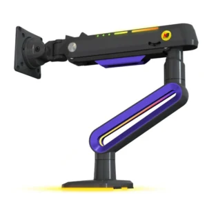 North Bayou L60 / G70 Premium RGB Monitor Arm Heavy Duty Gas Spring Mount for 22–60” Monitors