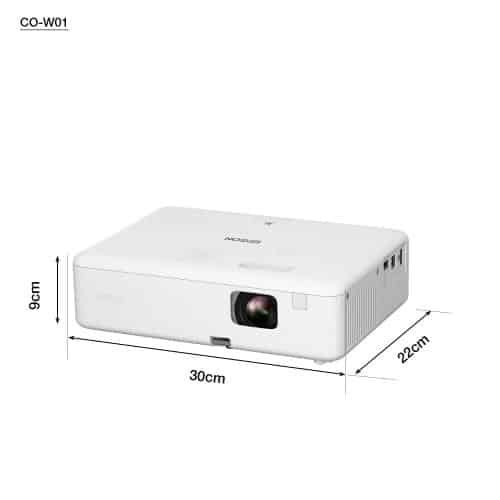 Epson CO-W01 3LCD WXGA 3000 Lumens Projector - Image 2