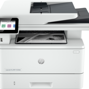 HP LaserJet Pro MFP 4103fdn Printer, Print, Copy, Scan and Fax - Duplex Printing, ADF, Duplex ADF Scanning, Ethernet, USB Interface with LCD Touchscreen - 2Z628A