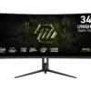 MSI MAG 342CQRF E20 34-Inch Curved Ultrawide Gaming Monitor | UWQHD 3440×1440, 200Hz, 1ms, Rapid VA, FreeSync Premium - Brand New