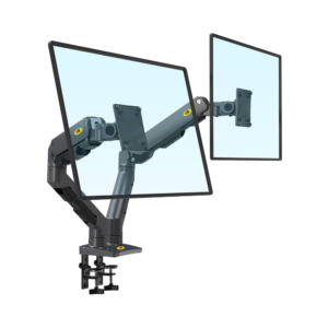 North Bayou G35 Dual Monitor Arm Heavy Duty Gas Spring Mount for 22–32” Monitors Full Motion Adjustable Stand